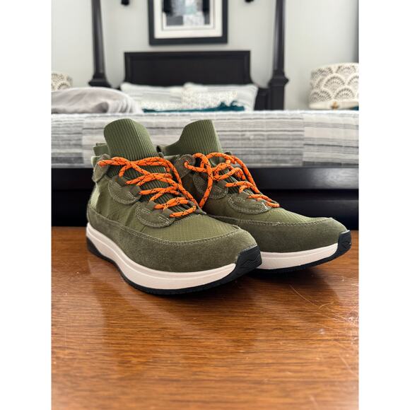 Olive Green Platform High Top Sneakers Women's Size 7.5 NWOT - Picture 5 of 7